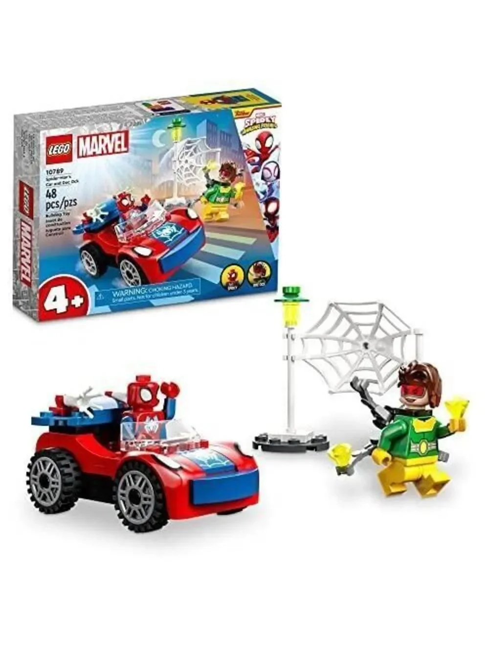 LEGO Marvel Spider-Man S Car and Doc Ock Set 10789  Spidey and His Amazing Frien